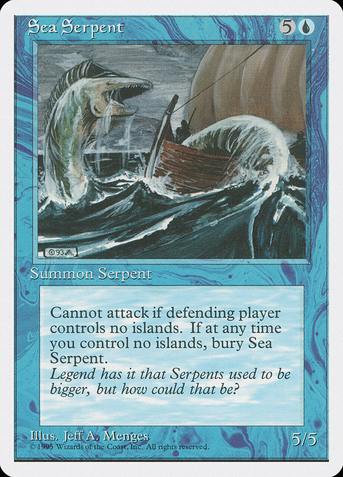 Sea Serpent [Fourth Edition] | The Gaming-Verse