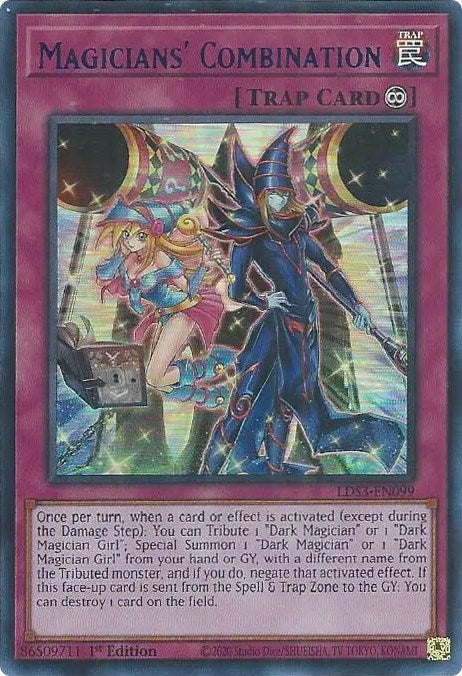 Magicians' Combination (Blue) [LDS3-EN099] Ultra Rare | The Gaming-Verse