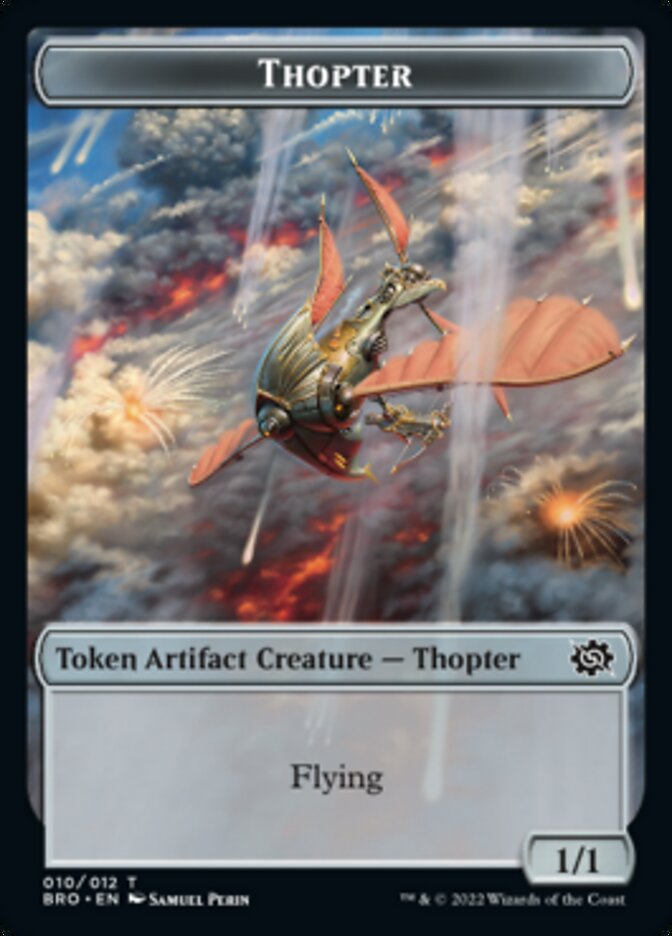 Thopter Token [The Brothers' War Tokens] | The Gaming-Verse