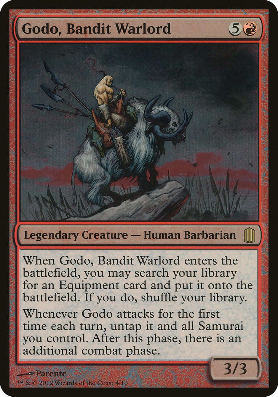 Godo, Bandit Warlord (Commander's Arsenal) [Commander's Arsenal Oversized] | The Gaming-Verse