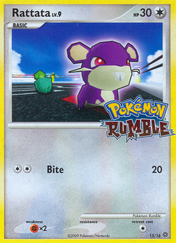 Rattata (15/16) [Pokémon Rumble] | The Gaming-Verse