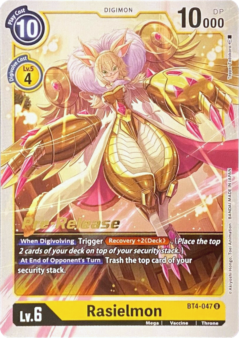 Rasielmon [BT4-047] [Great Legend Pre-Release Promos] | The Gaming-Verse