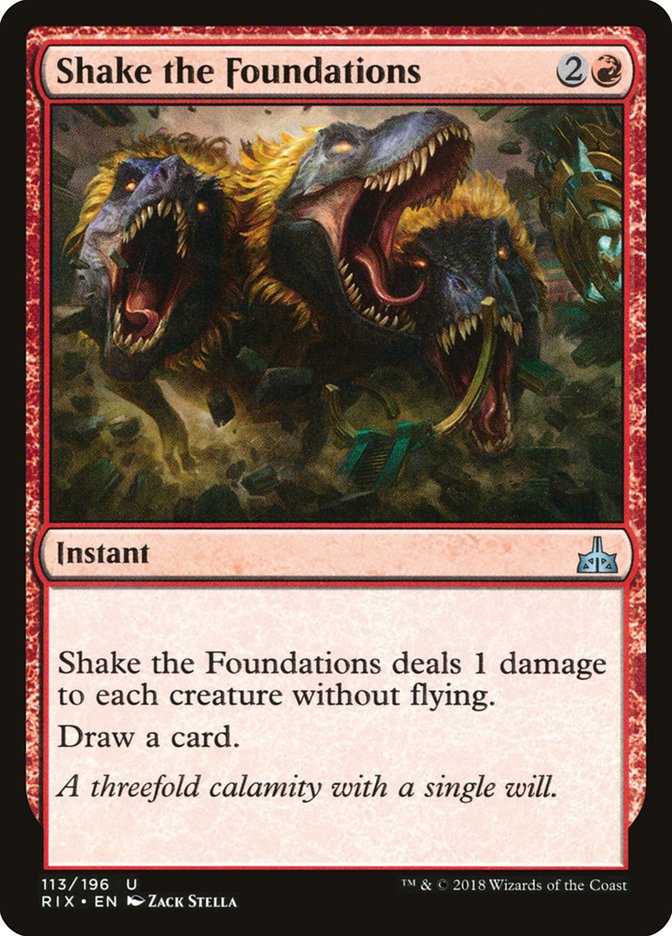 Shake the Foundations [Rivals of Ixalan] | The Gaming-Verse