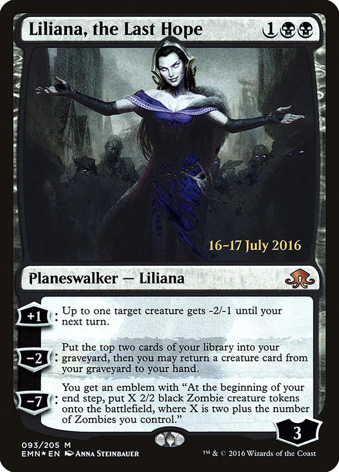 Liliana, the Last Hope  (Prerelease) [Eldritch Moon Prerelease Promos] | The Gaming-Verse