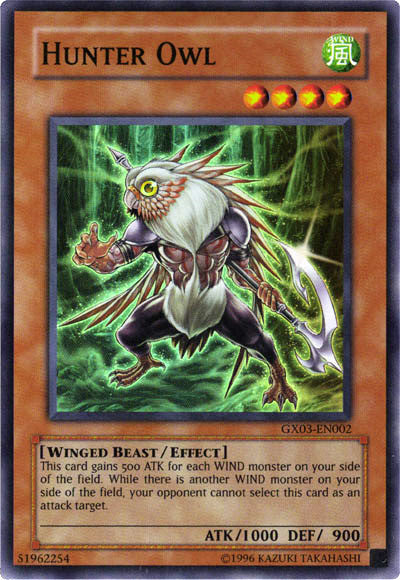 Hunter Owl [GX03-EN002] Super Rare | The Gaming-Verse