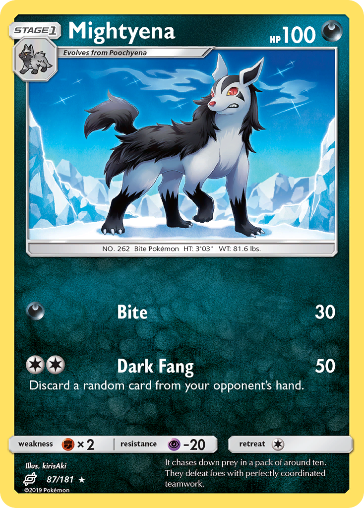 Mightyena (87/181) [Sun & Moon: Team Up] | The Gaming-Verse