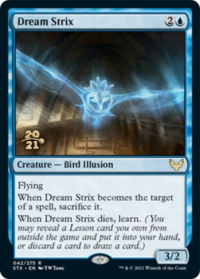 Dream Strix [Strixhaven: School of Mages Prerelease Promos] | The Gaming-Verse