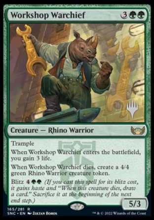 Workshop Warchief (Promo Pack) [Streets of New Capenna Promos] | The Gaming-Verse