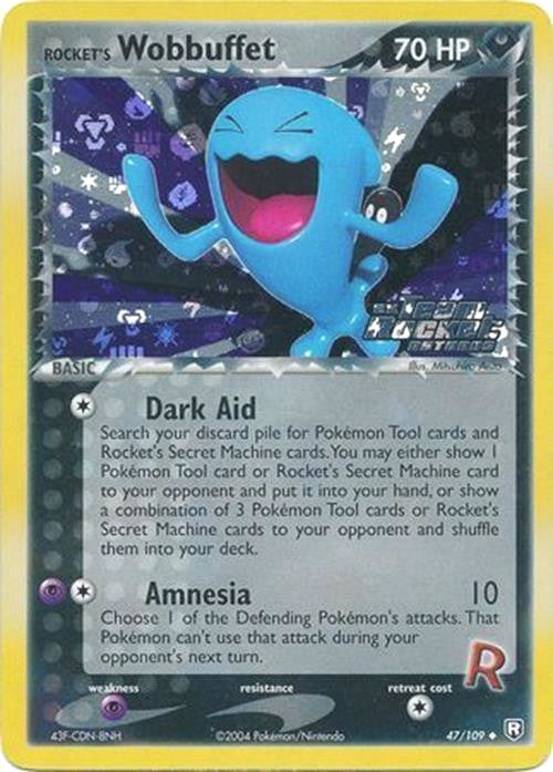 Rocket's Wobbuffet (47/109) (Stamped) [EX: Team Rocket Returns] | The Gaming-Verse