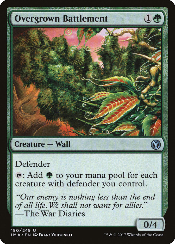 Overgrown Battlement [Iconic Masters] | The Gaming-Verse