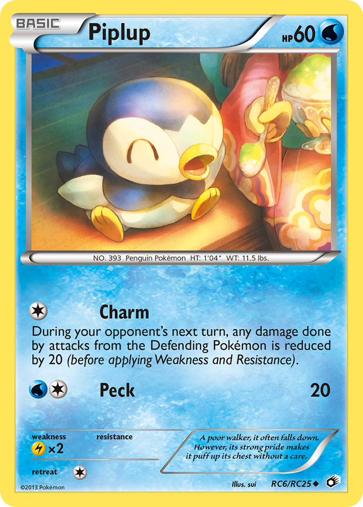 Piplup (RC6/RC25) [Black & White: Legendary Treasures] | The Gaming-Verse