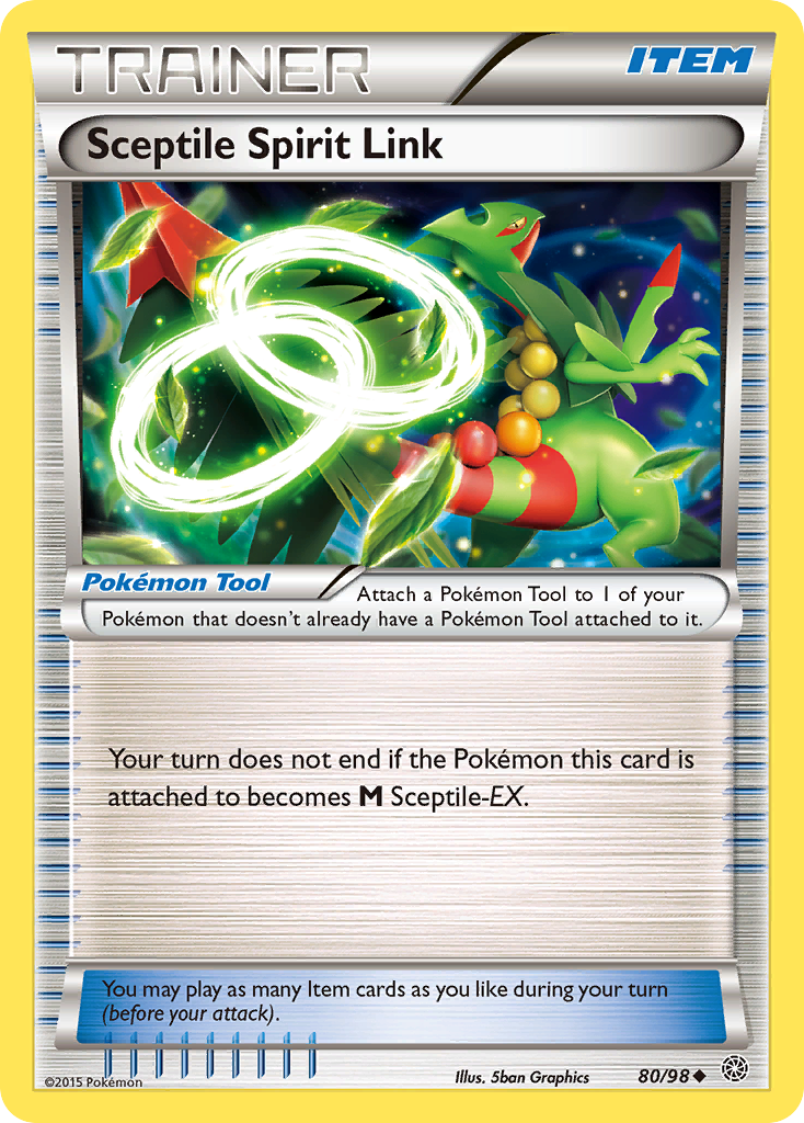 Sceptile Spirit Link (80/98) [XY: Ancient Origins] | The Gaming-Verse