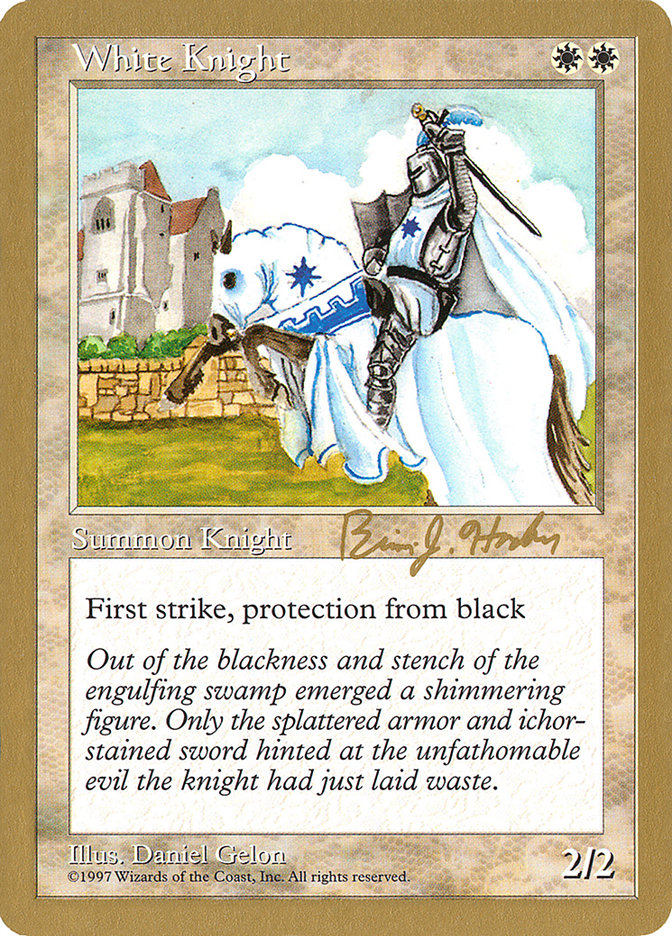 White Knight (Brian Hacker) [World Championship Decks 1998] | The Gaming-Verse