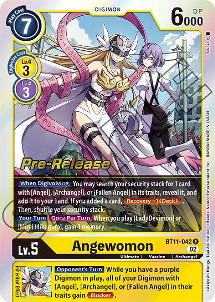 Angewomon [BT11-042] [Dimensional Phase Pre-Release Promos] | The Gaming-Verse