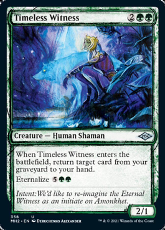 Timeless Witness (Sketch) [Modern Horizons 2] | The Gaming-Verse