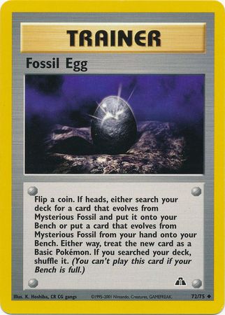 Fossil Egg (72/75) [Neo Discovery Unlimited] | The Gaming-Verse