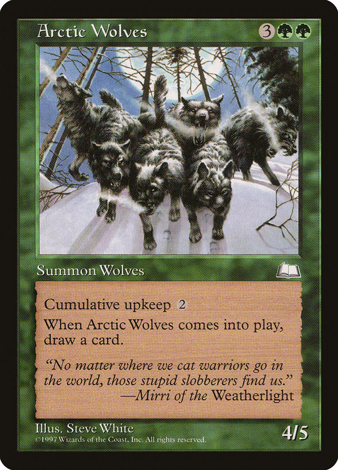 Arctic Wolves [Weatherlight] | The Gaming-Verse