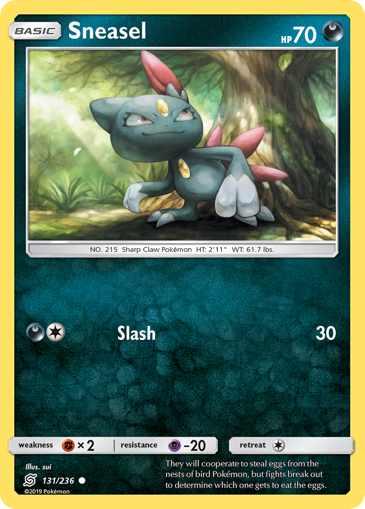 Sneasel (131/236) [Sun & Moon: Unified Minds] | The Gaming-Verse