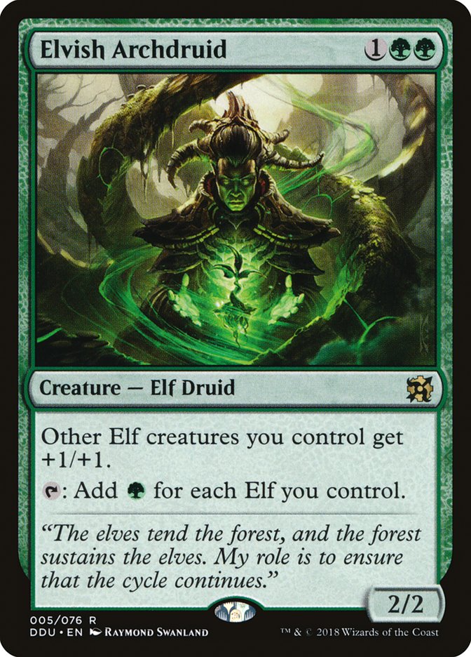 Elvish Archdruid [Duel Decks: Elves vs. Inventors] | The Gaming-Verse