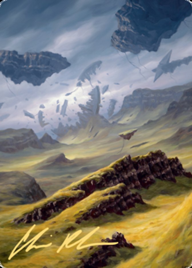 Plains 3 Art Card (Gold-Stamped Signature) [Zendikar Rising Art Series] | The Gaming-Verse