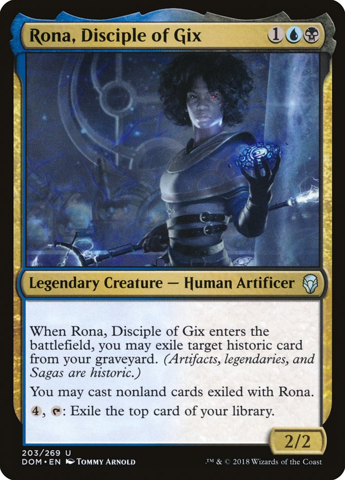 Rona, Disciple of Gix [Dominaria] | The Gaming-Verse