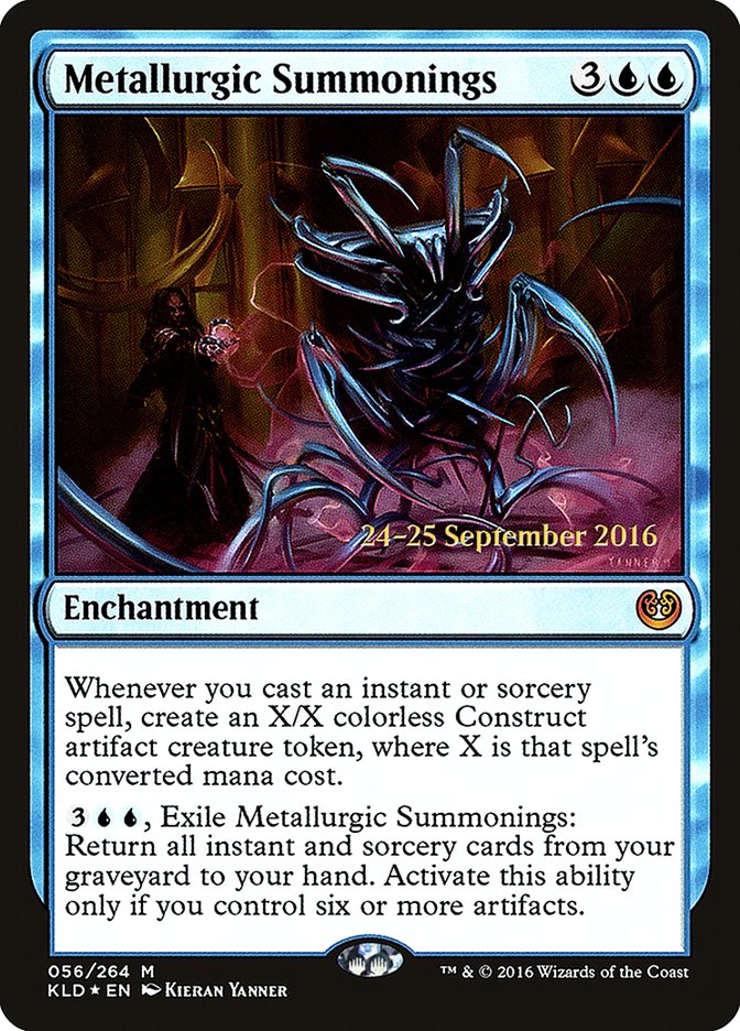 Metallurgic Summonings  [Kaladesh Prerelease Promos] | The Gaming-Verse