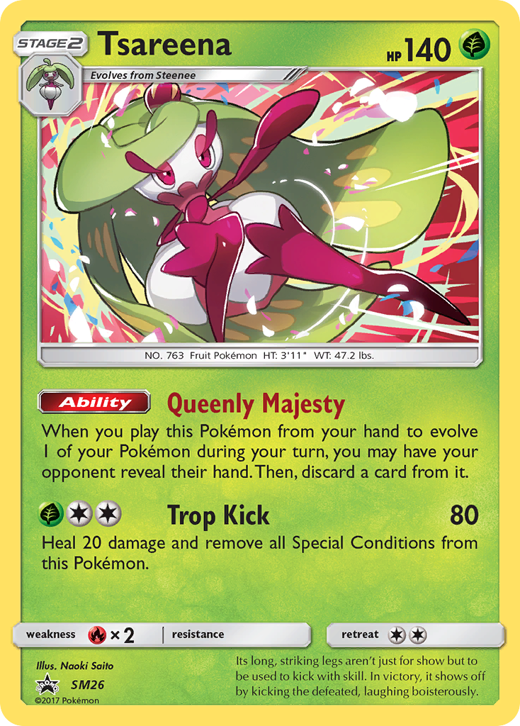 Tsareena (SM26) [Sun & Moon: Black Star Promos] | The Gaming-Verse