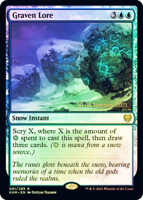 Graven Lore   [Kaldheim Prerelease Promos] | The Gaming-Verse