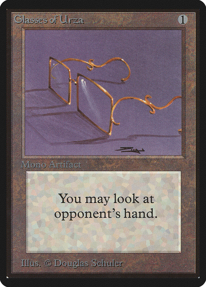 Glasses of Urza [Limited Edition Beta] | The Gaming-Verse