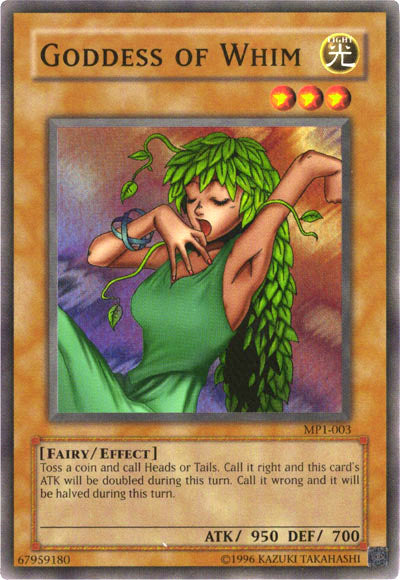 Goddess of Whim [MP1-003] Super Rare | The Gaming-Verse