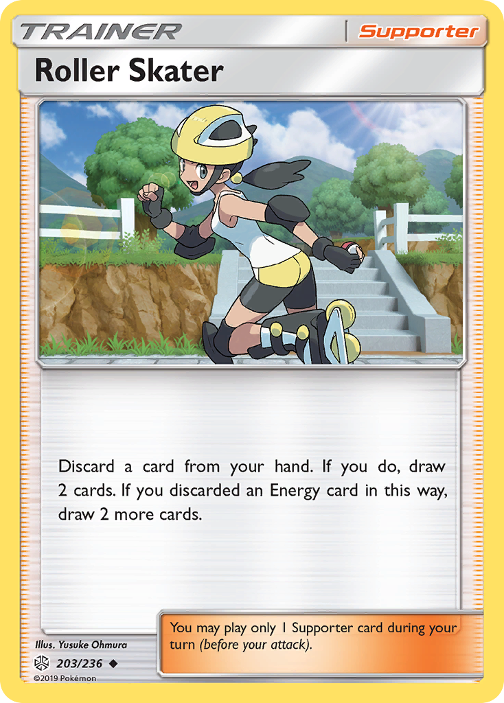 Roller Skater (203/236) [Sun & Moon: Cosmic Eclipse] | The Gaming-Verse