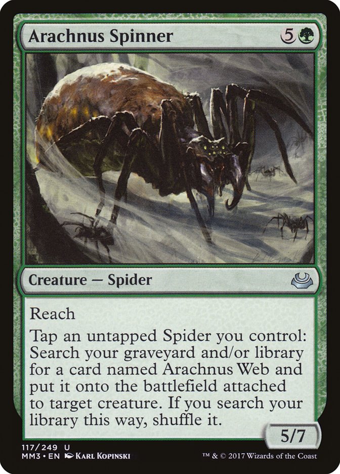 Arachnus Spinner [Modern Masters 2017] | The Gaming-Verse