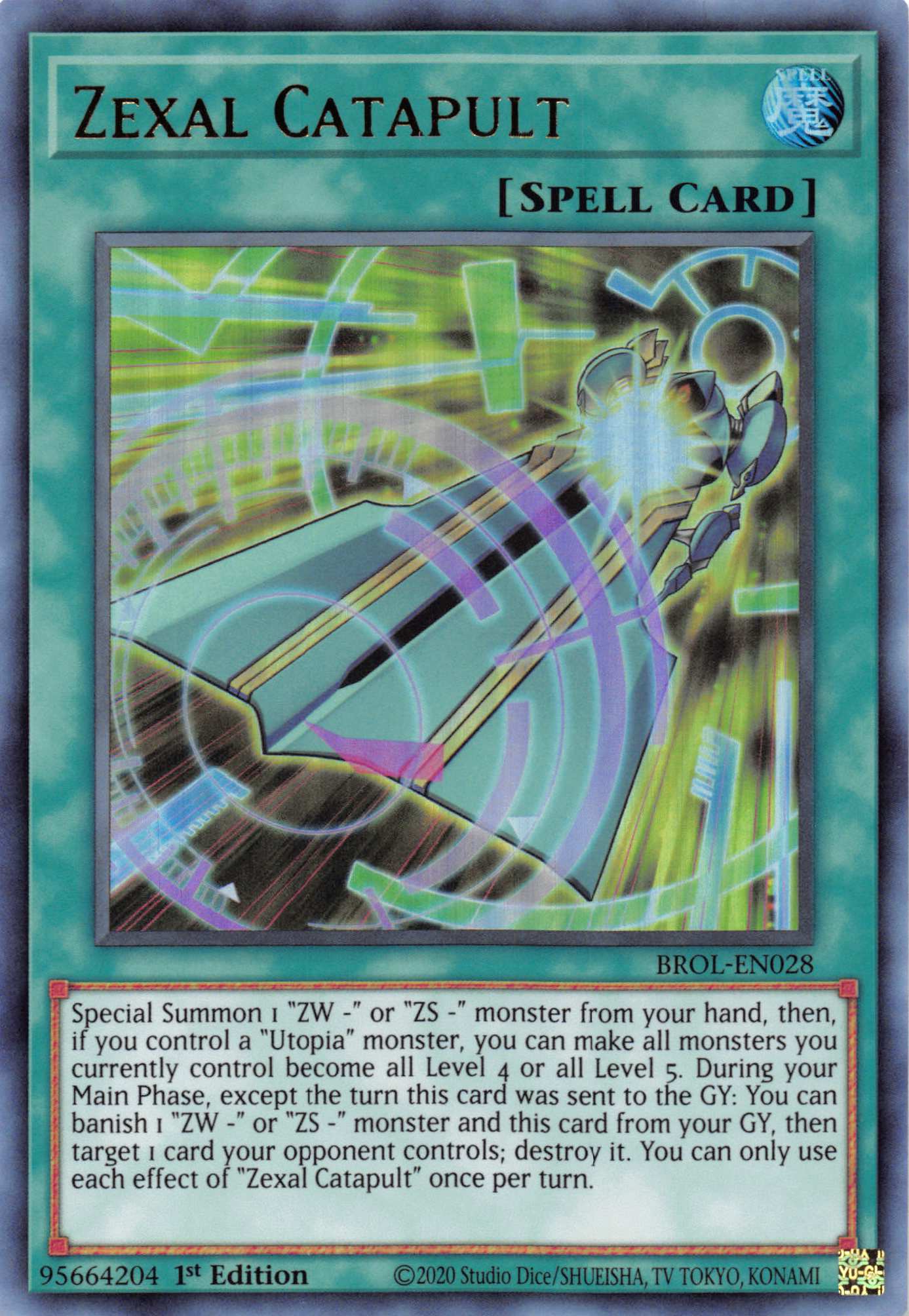 Zexal Catapult [BROL-EN028] Ultra Rare | The Gaming-Verse