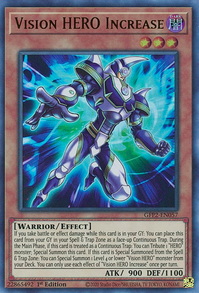 Vision HERO Increase [GFP2-EN057] Ultra Rare | The Gaming-Verse