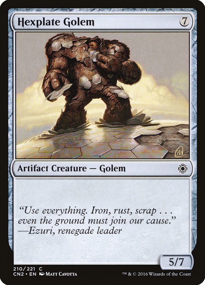 Hexplate Golem [Conspiracy: Take the Crown] | The Gaming-Verse