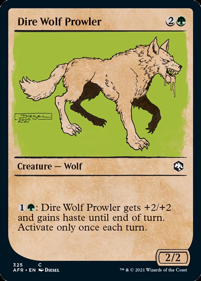 Dire Wolf Prowler (Showcase) [Dungeons & Dragons: Adventures in the Forgotten Realms] | The Gaming-Verse