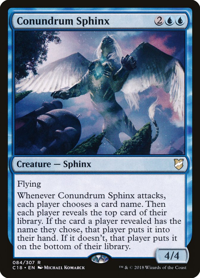 Conundrum Sphinx [Commander 2018] | The Gaming-Verse