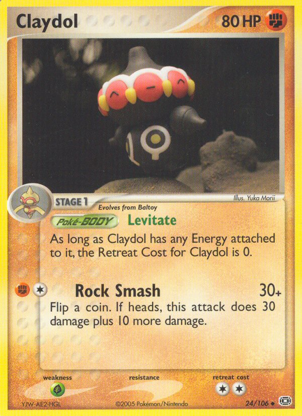 Claydol (24/106) [EX: Emerald] | The Gaming-Verse