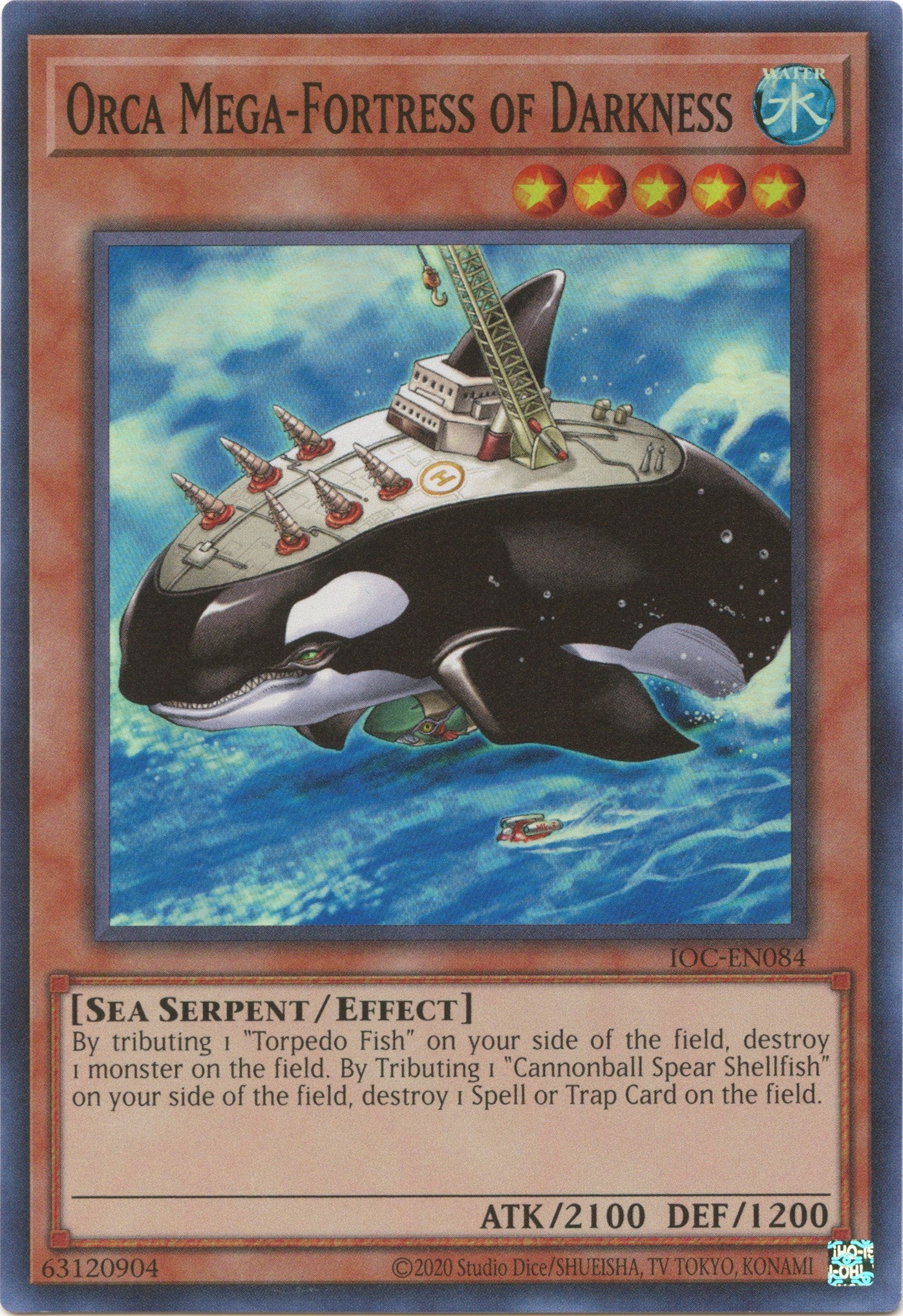 Orca Mega-Fortress of Darkness (25th Anniversary) [IOC-EN084] Super Rare | The Gaming-Verse