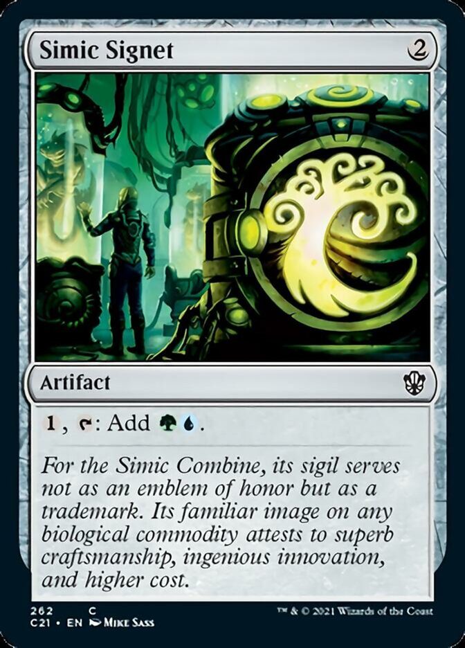 Simic Signet [Commander 2021] | The Gaming-Verse