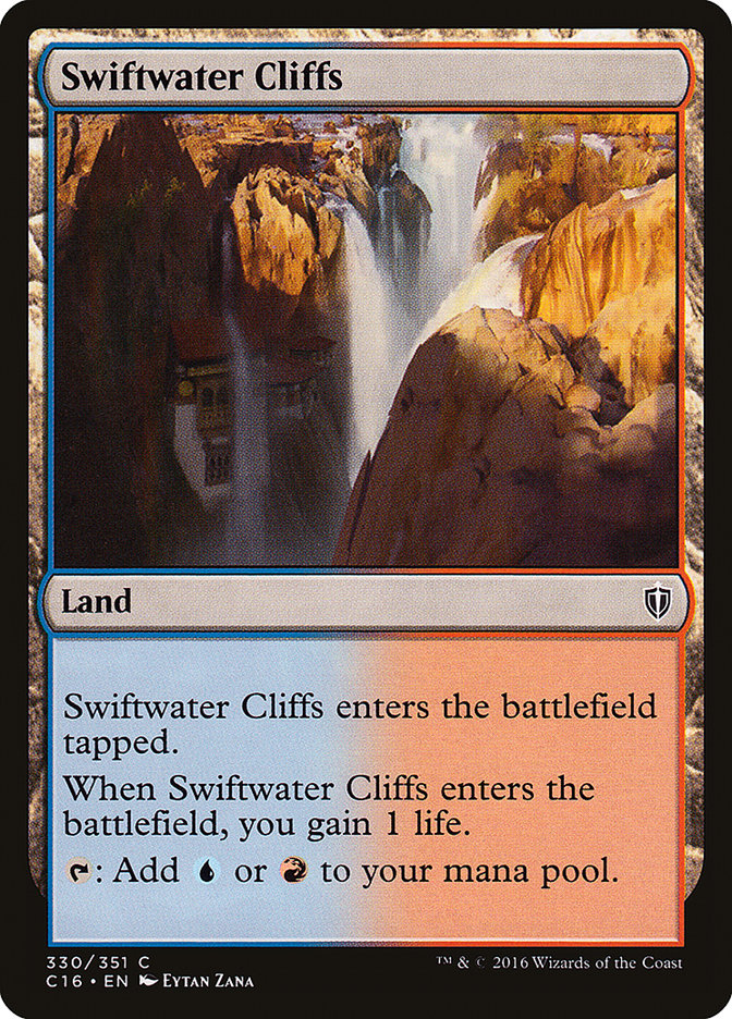 Swiftwater Cliffs [Commander 2016] | The Gaming-Verse