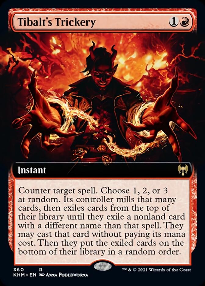 Tibalt's Trickery (Extended Art) [Kaldheim] | The Gaming-Verse