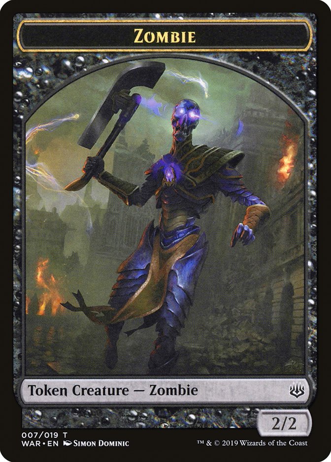 Zombie [War of the Spark Tokens] | The Gaming-Verse