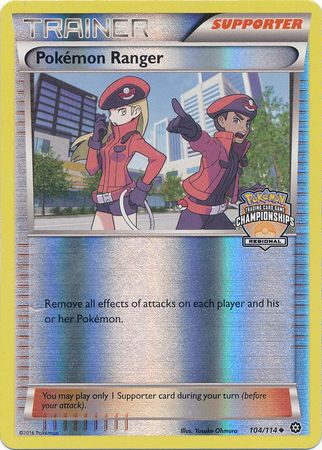 Pokemon Ranger (104/114) (Championship Promo) [XY: Steam Siege] | The Gaming-Verse