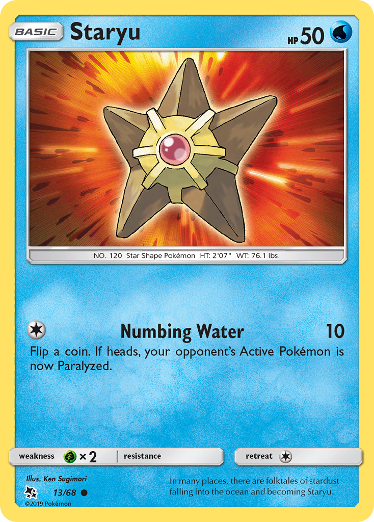 Staryu (13/68) [Sun & Moon: Hidden Fates] | The Gaming-Verse