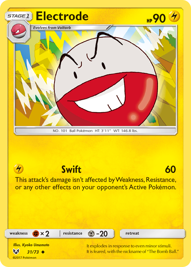 Electrode (31/73) [Sun & Moon: Shining Legends] | The Gaming-Verse