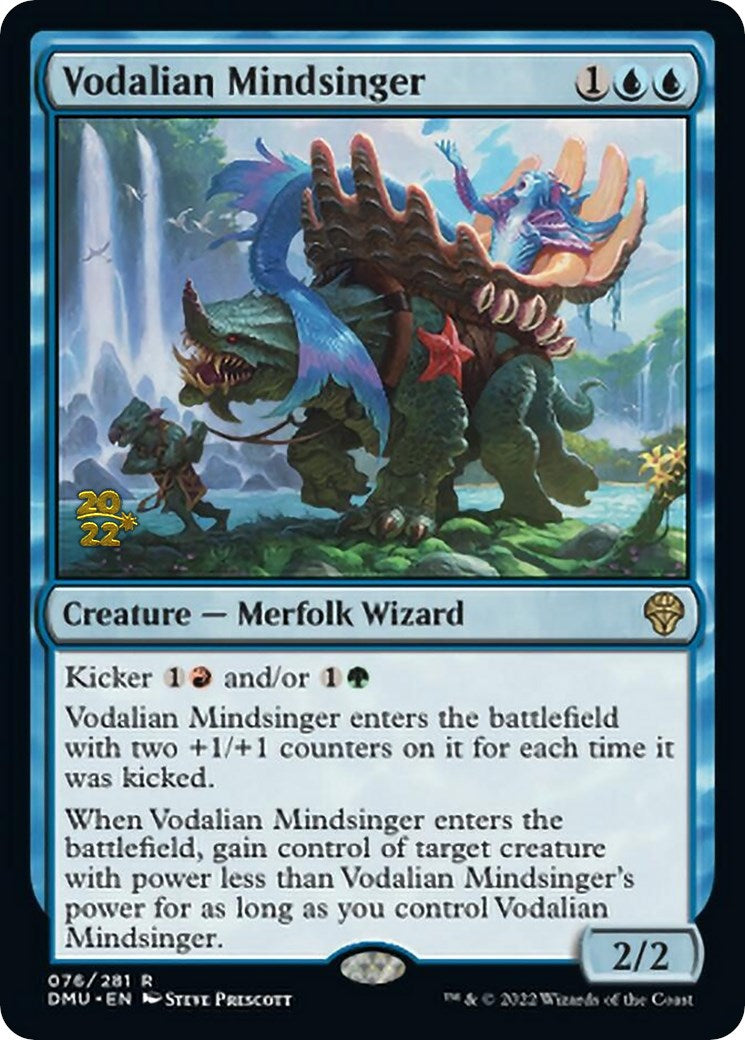 Vodalian Mindsinger [Dominaria United Prerelease Promos] | The Gaming-Verse