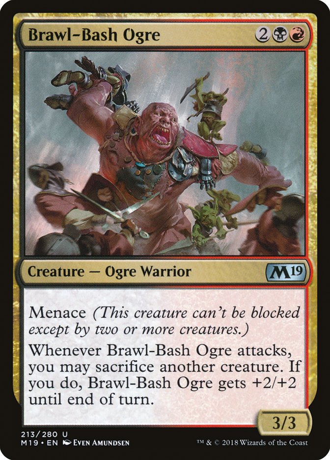 Brawl-Bash Ogre [Core Set 2019] | The Gaming-Verse