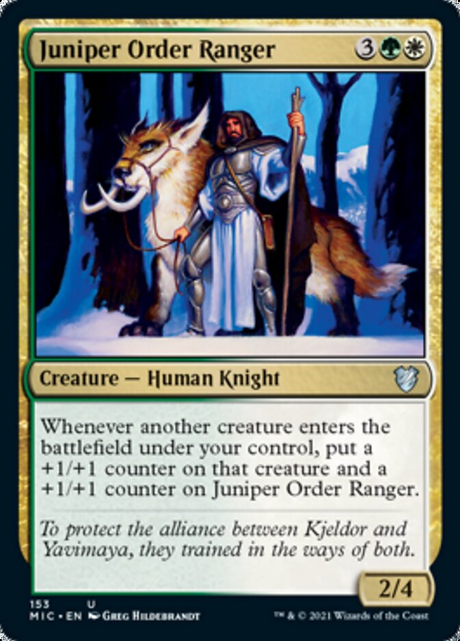 Juniper Order Ranger [Innistrad: Midnight Hunt Commander] | The Gaming-Verse