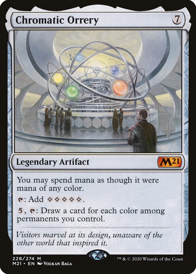 Chromatic Orrery (Promo Pack) [Core Set 2021 Promos] | The Gaming-Verse